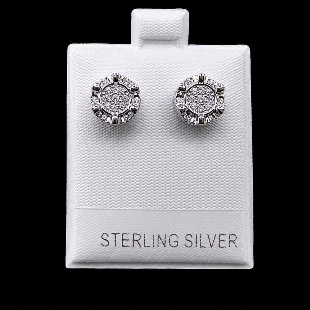925 Sterling Silver 1.00CTW MOISSANITE Screw Back Stud Earrings